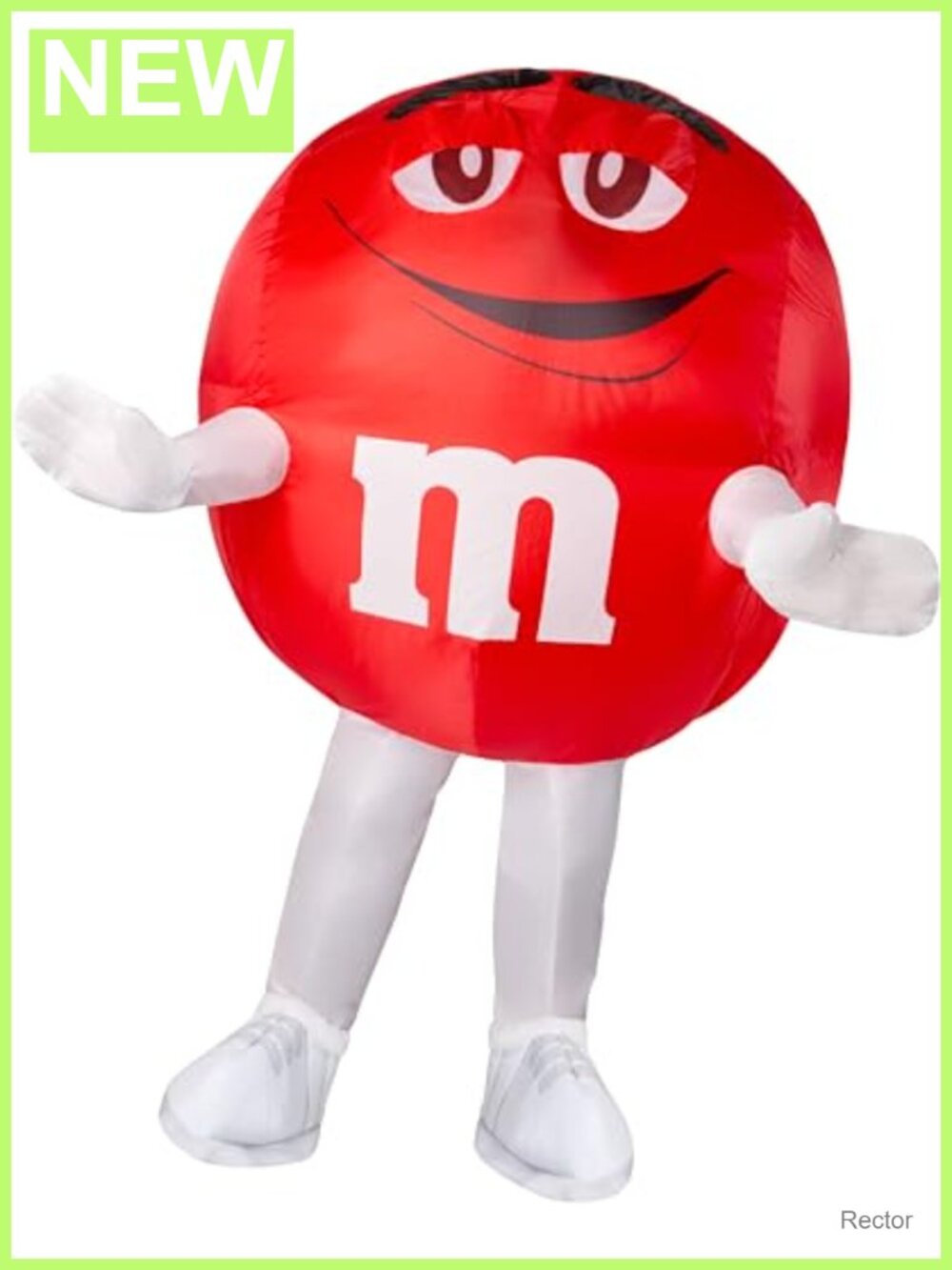 Rubies M&M's Red Inflatable Costume for Adults Unisex One Size Halloween